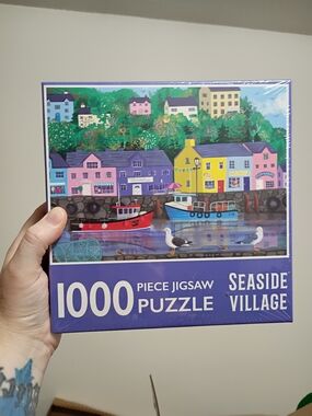 NEW Page Publications Collection Seaside Village Jigsaw Puzzles 1000 Pieces